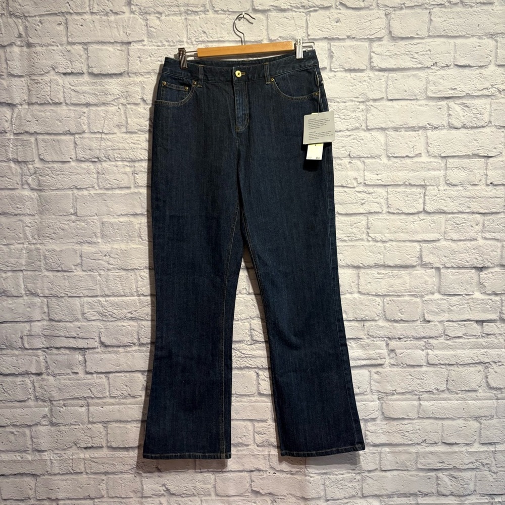 New Anne Klein Classic Straight Leg Blue Women's Jeans Size 4